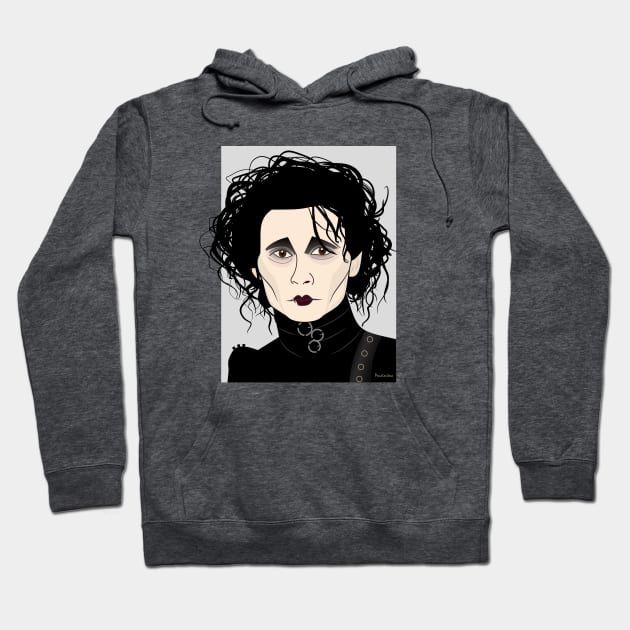 Edward Scissorhands Hoodie by Pendientera